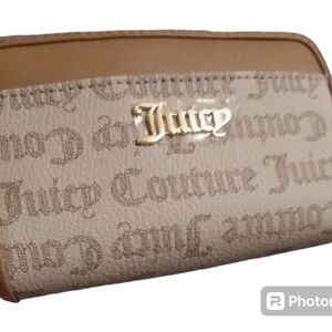 Juicy couture wallet brown leather/beige